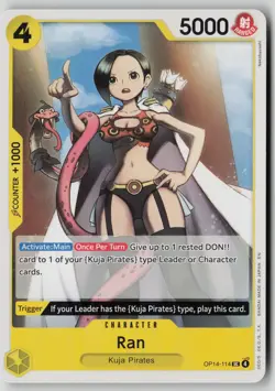 Ran OP14-114 One Piece The Azure Sea's Seven Uncommon Near Mint - Image 1