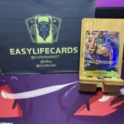 OP15-113 Roronoa Zoro SR Alt Art Adventure on KAMI's Island One Piece TCG Englis - Image 1