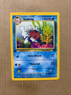1st Edition Seaking 46/64 Jungle Set - Uncommon Pokemon Card - NM/Mint - Image 1