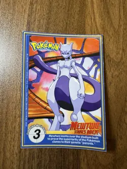 1999 Vulpix Moltres PokeTrivia Pokemon Card Mewtwo Strikes Back Movie Scene - Image 4