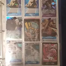 One Piece Card lot with Binder. Estimate about 200 cards in binder Various - Image 2
