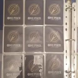 One Piece Card lot with Binder. Estimate about 200 cards in binder Various - Image 3