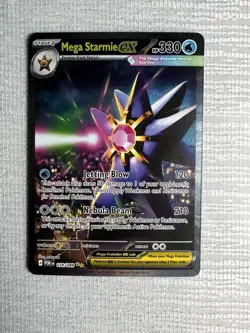 Pokemon Mega Starmie EX Holo Card POR 118/088 Perfect Order - Image 1