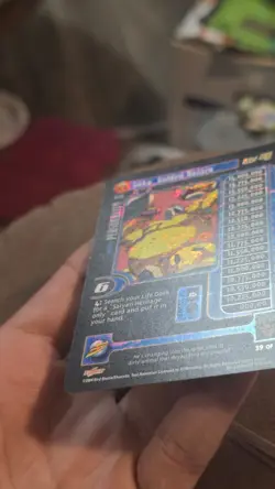 Goku Golden Oozaru Vintage Dragon Ball GT Card 206 - Image 3