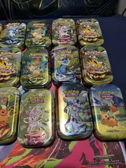 Lot Of 30 Pokemon Prismatic Evolution 151, me, Opened Mini Tins Empty No cards - Image 2