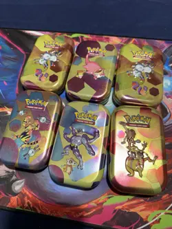Lot Of 30 Pokemon Prismatic Evolution 151, me, Opened Mini Tins Empty No cards - Image 4