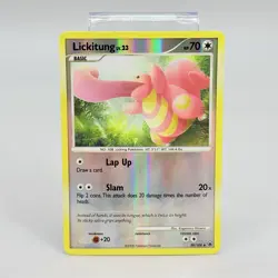 Pokemon TCG Card 2008 Majestic Dawn Reverse Holo Lickitung 39/100 NM - Image 1