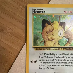 Pokemon Meowth Nintendo Black Star Promo 10 Holo Pokemon Card - Image 5