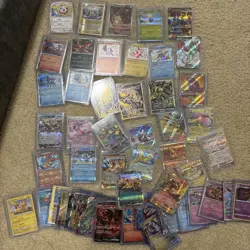 Huge Pokemon Lot Of 450+ Cards, Full Art, Holos Base Rare, Pokemon Cards - Image 1