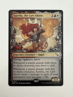 Aurelia the Law Above City Showcase MTG Magic the Gathering Card NM Mint MKM - Image 1