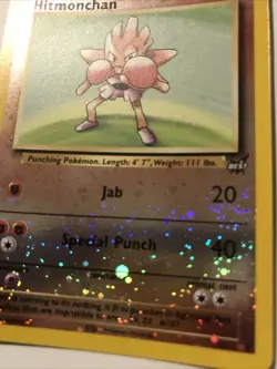 Hitmonchan #2 Best of Game Reverse Holo 2002 Promo Card - Image 2