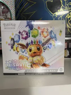 Pokemon TCG Scarlet & Violet Prismatic Evolutions Elite Trainer Box ETB Sealed - Image 1
