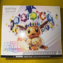 Pokemon TCG Scarlet Violet Prismatic Evolutions Elite Trainer Box ETB New Sealed - Image 1