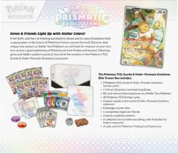 Pokemon TCG Scarlet Violet Prismatic Evolutions ETB Elite Trainer Box New Sealed - Image 5