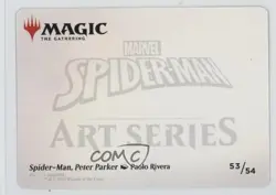 Spider-Man Peter Parker Gold Foil Signature Magic: Marvel's SPM Art Series #53 - Image 2