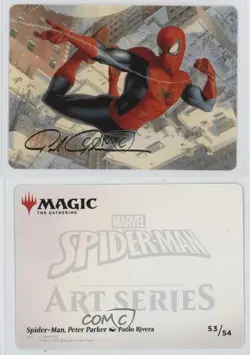 Spider-Man Peter Parker Gold Foil Signature Magic: Marvel's SPM Art Series #53 - Image 3