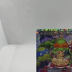 Michelangelo, Weirdness to 11 (Fracture Foil) Teenage Mutant Ninja Turtles - Image 3
