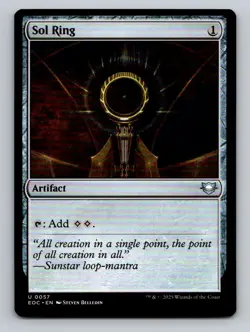 Sol Ring Normal U Commander: Edge of Eternities 57 NM - Image 1