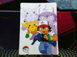 Pokemon Pocket Monsters Vending Prism Holo Vintage Sticker #368 PIKACHU rare - Image 2