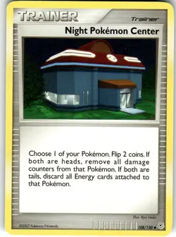 Night Pokemon Center Uncommon Diamond and Pearl 108/130 LP - Image 1