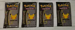 Pokemon TCG Celebrations Booster Packs - Set of 4 - Image 1