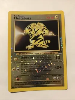 Pokemon TCG Electabuzz 001/009 Best of Promos Reverse Holo 2002 - Image 1