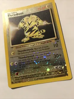 Pokemon TCG Electabuzz 001/009 Best of Promos Reverse Holo 2002 - Image 2