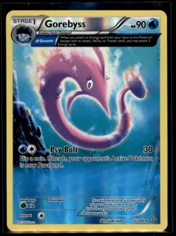 Pokemon Gorebyss (Alpha) Rare Reverse Holo XY - Primal Clash 52/160 - Image 1