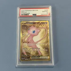 2023 POKEMON MEW EN-151 HYPER RARE #205 MEW EX PSA 10 - Image 2