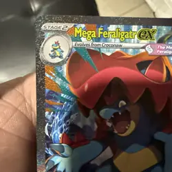 Pokemon TCG Mega Feraligatr EX 274/217 Full Art SIR English Ascended Hero’s - Image 4