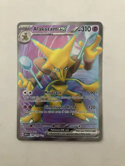 Pokemon TCG, Alakazam ex 188/165 Sv: Scarlet & Violet 151, Full Art, Ultra Rare - Image 1
