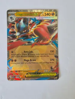 Mega Lucario ex 012 Holo Promo ME: Mega Evolution Pokemon Holo NM - Image 1
