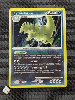 Tyranitar 30/100 - Stormfront Holo Rare Pokemon TCG LP - Image 1