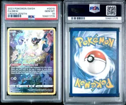 2023 POKEMON SWORD & SHIELD CROWN ZENITH #GG10 FULL ART/MEW PSA 10 - Image 3