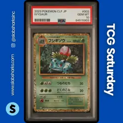 2023 POKEMON CLASSIC COLLECTION JP #002/032 IVYSAUR PSA 10 - Image 1