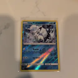 Pokemon TCG Alolan Vulpix Sun & Moon - Guardians Rising #21 Reverse Holo - Image 1