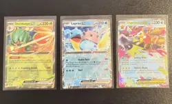 Pokemon Perfect Order Decidueye Ex & Lapras EX & Mega Starmie Ex Lot #1 - Image 1