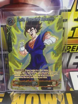 Vegito, Unexpected Seperation 100UC✨Foil Dragon Ball Super Card Game - Image 4