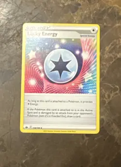 Pokemon TCG Chilling Reign Lucky Energy 158/198 Trading Card 2021 - Image 1