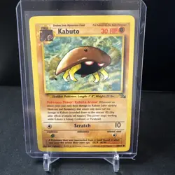 1999 Pokemon Fossil Kabuto #50/62 - - Image 1