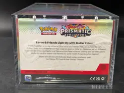 Pokemon SV8.5 Prismatic Evolutions Sealed Booster Bundle Display Case W/Acrylic - Image 3