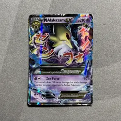 Pokemon TCG XY Fates Collide M Alakazam EX Ultra Rare Holo Card 26/124 - Image 1