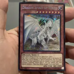 Dragon Spirit of White LCKC-EN018 Unlimited SECRET RARE NM! +Bonus FREE SHIPPING - Image 1
