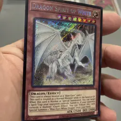 Dragon Spirit of White LCKC-EN018 Unlimited SECRET RARE NM! +Bonus FREE SHIPPING - Image 2