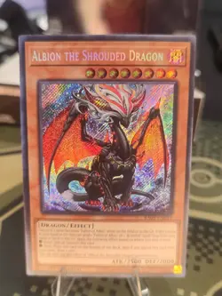 RA05-EN019 Albion the Shrouded Dragon Secret Rare 1st Ed YuGiOh - Image 1