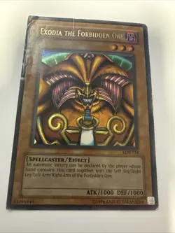 Exodia the Forbidden One LOB-124 The Legend of Blue Eyes White Dragon LP - Image 1