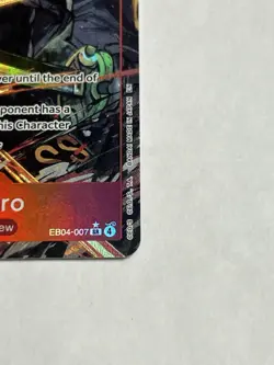 Roronoa Zoro Alt Art EB04-007 Super Rare OP15 One Piece TCG NM - Image 4