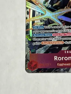 Roronoa Zoro Alt Art EB04-007 Super Rare OP15 One Piece TCG NM - Image 5