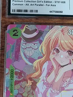 2023 One Piece Japanese Charlotte Pudding ST07-008 Promo Girls Edition CGC 10 - Image 3