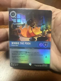 Disney Lorcana Winnie the Pooh – Hungry Bear 217/204 Winterspell Epic - Image 1